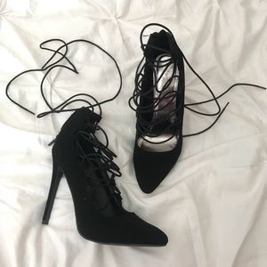 Black heels